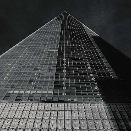 office building  black-and-white
